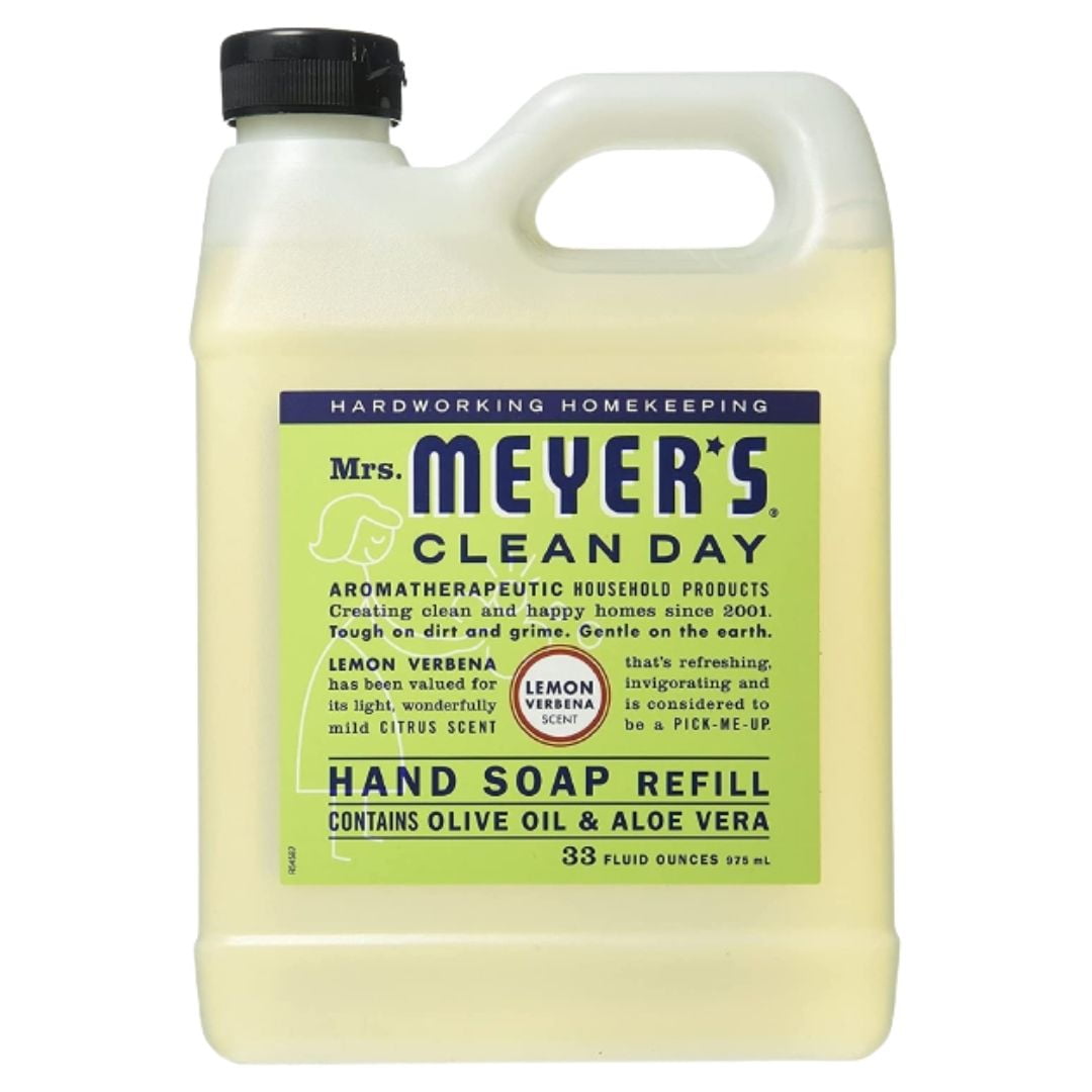 Liquid Hand Soap Refill Gallon with Lemon Verbena Contains Olive Oil