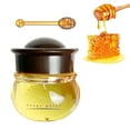 Hydrating Honey Pot Lip Balm,Nourishing Bee Balm Lip Sleeping Mask,Long