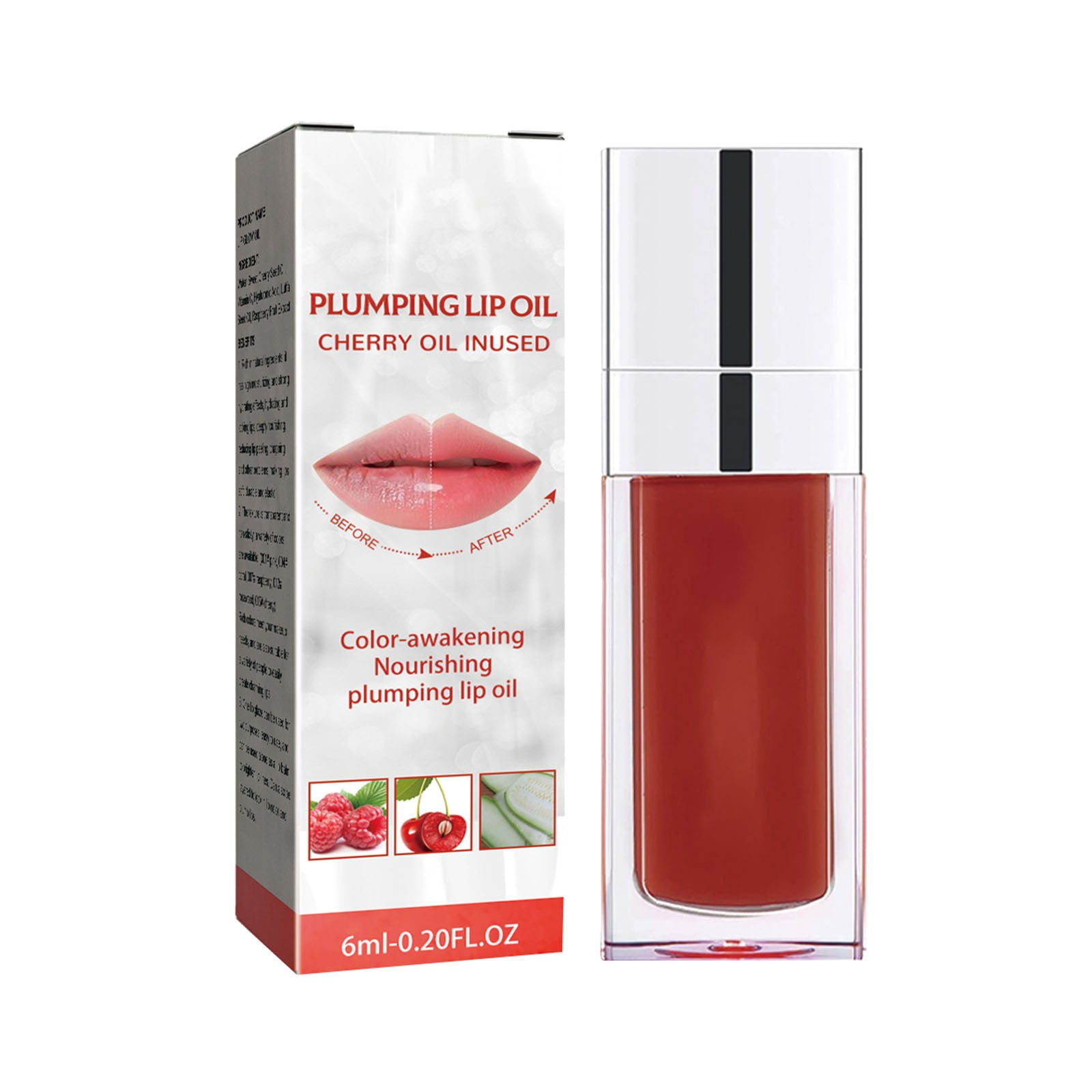 Hydrating Lip Glow Oil,Natural Moisturizing Nourishing Lip Gloss ...