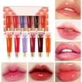 thumbnail image 1 of Hydrating Mirror Shine Lip Oil - 6 Lip Oils, 6Pc Lip GLōss Pack – Lip Oils With Mintl Oils Flavored Lip GLōss Tubes Hydrating Lip Glow Oil Tinted Lip Oil Lip Moisturizer，17Ml, East Makeup Organizers, 1 of 9