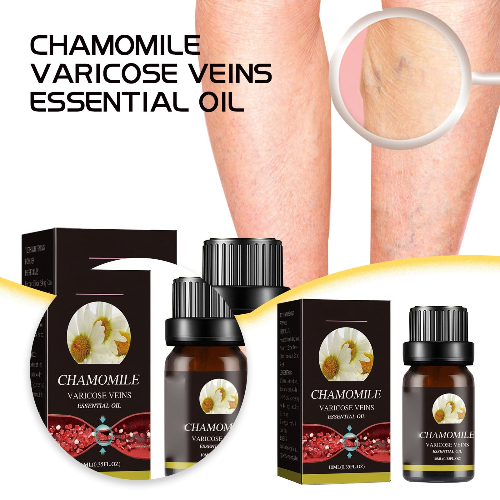 Hydrating Normal Skin [Chamomile Vein Oil] Leg Vein Health Varicose
