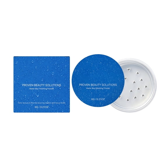 Hydrating Setting Powder, Talc Free Blurring Finishing Powder for Under Eye & Face, Loose Powder Makeup, Soft Focus Finish for Mature & Sensitive Skin, 6g