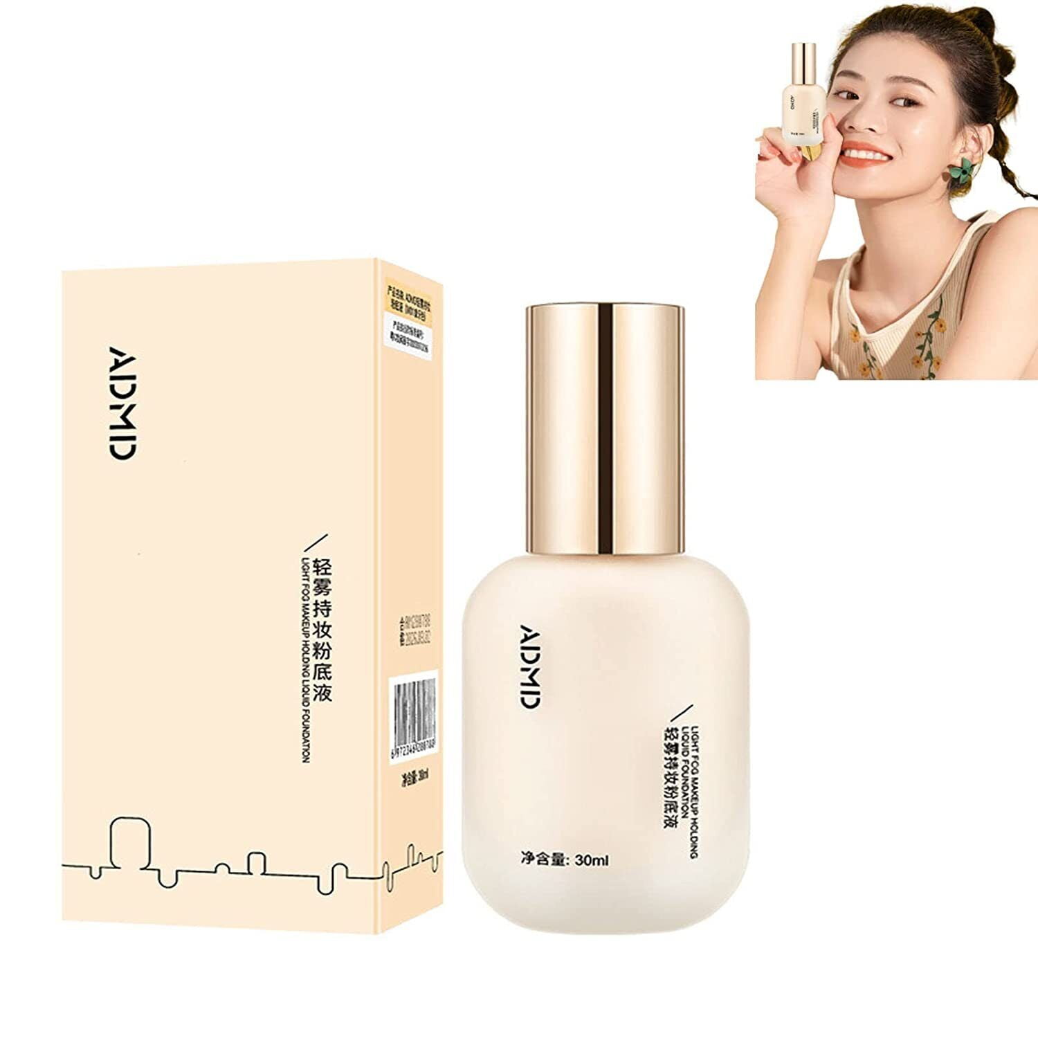 Hydrating Waterproof and Light Long Lasting Foundation Concealer Cream  Makeup NI