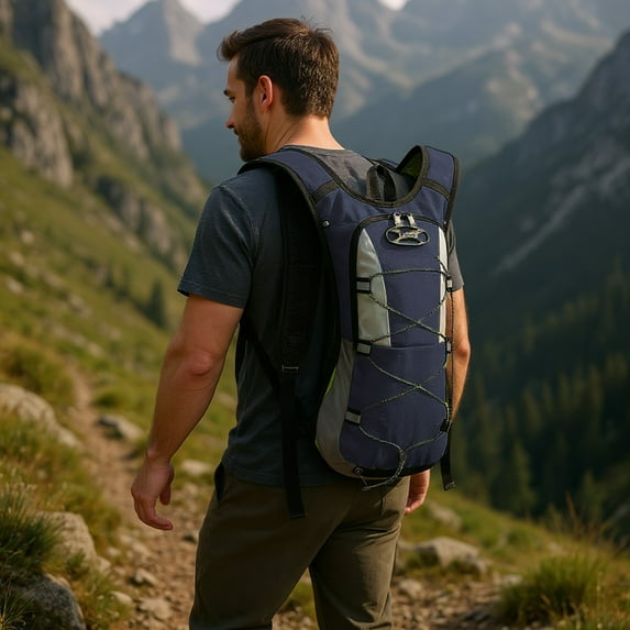 Hydration Backpack 2L Lightweight Pack with Removable Bladder for Hiking Running Cycling Outdoor Sports Water Reservoir Hydration System