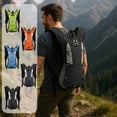 thumbnail image 1 of Hydration Backpack 2L Water Pack for Hiking Running Cycling, Lightweight 16.9" Polyester Daypack with Reflective Trim, Adjustable Straps, Mesh Pocket, Black, 1 of 6