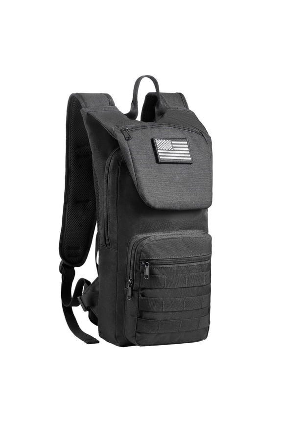 Hydration Backpack 3L TPU Water Bladder Tactical Molle Hiking Pack for Men Women Running Cycling Camping