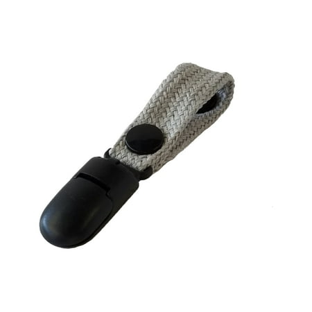 Hydration Backpack Drink Tube Lanyard Clip - Gray