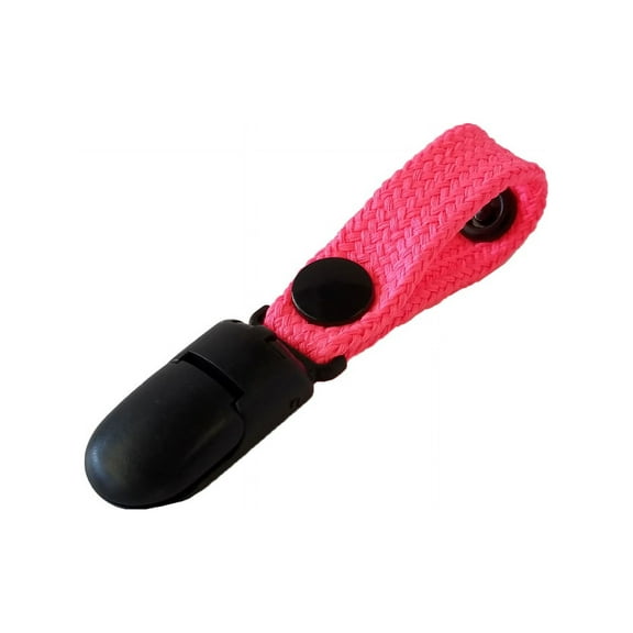 Hydration Backpack Drink Tube Lanyard Clip - Hot Pink