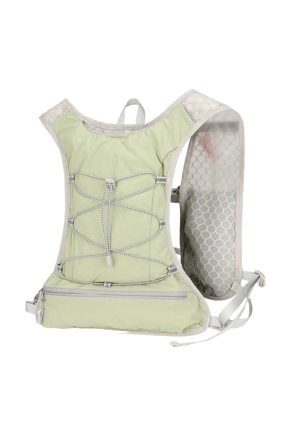 Hydration Backpack Large Capacity Ultralight Storage Knapsack Breathable Mountaineering Vest Bag Camping Sports Backpack (Green)