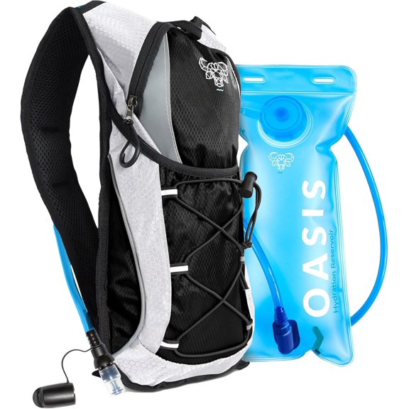 Hydration Backpack - Lightweight Hydration Pack with 2L Bladder - Backpack for Hiking, Running, Biking, and Raves - Road Runner 12L Hydropack Backpack