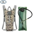 thumbnail image 1 of TeqHome Hydration Bladder 3 Liter Water Backpack for Hiking Camping Outdoor ACU, 1 of 10