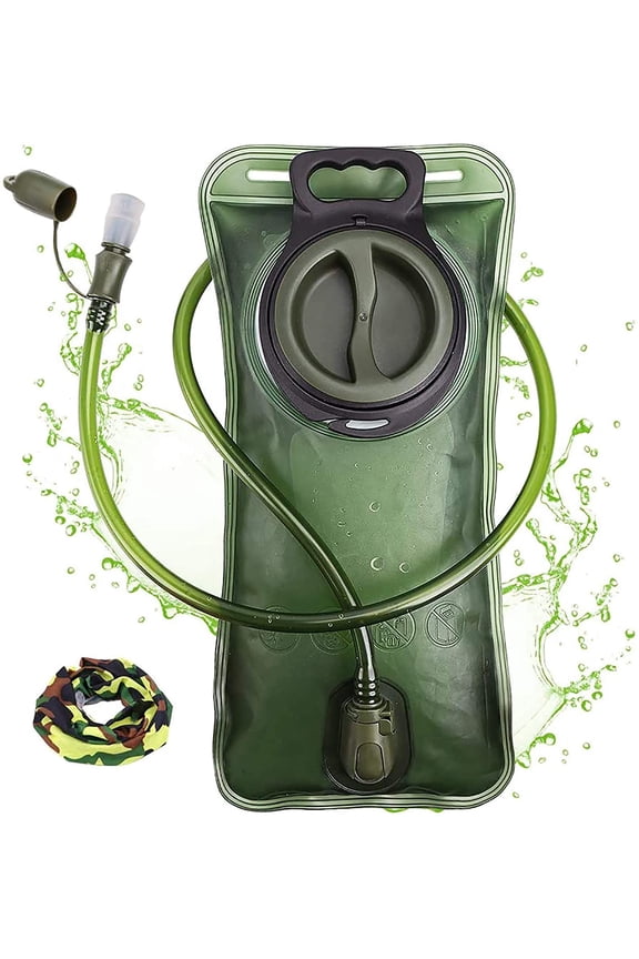 Hydration Bladder, 1.5-2-3L Water Bladder for Hiking Backpack, BPA-Free Leak Proof Water Reservoir Storage Bag, Water Pouch Hydration Pack for Camping Cycling Running
