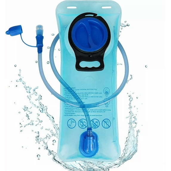 Hydration Bladder,2L Water Bladder for Hiking Backpack Leak Proof Water Reservoir Storage Bag, BPA-Free Water Pouch Hydration Pack for Camping Cycling Running