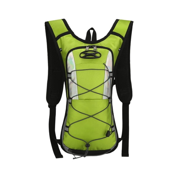 Hydration Bladder Backpack - 2L Water Reservoir Running Cycling Pack Leakproof Bite Valve Hiking Daypack Breathable Straps(Green)