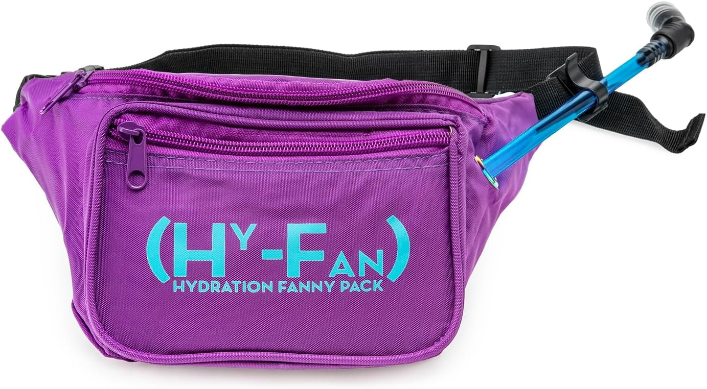 Hydration Fanny Pack with Bladder, 17oz BPAFree, HandsFree Design