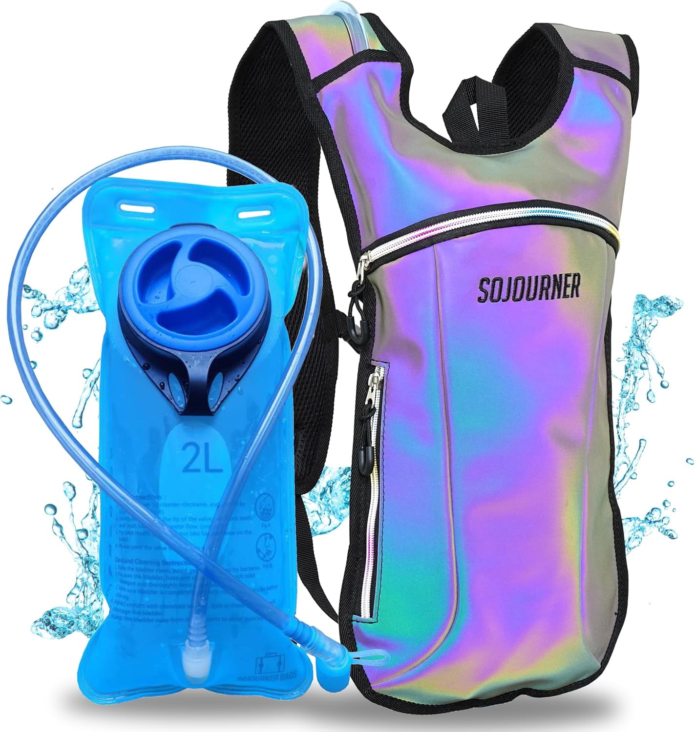 Rave Hydration Pack Hydration Backpack Hydropack with 2L