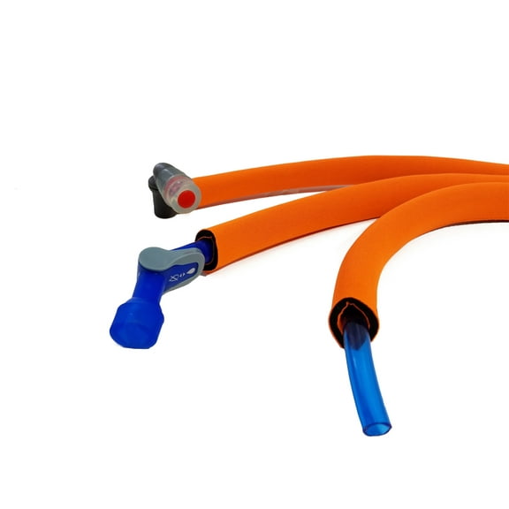 Hydration Pack Insulated Drink Tube Hose Cover Sleeve - Fluorescent Orange