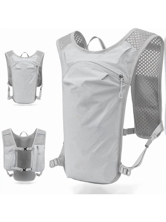 Hydration Pack Lightweight Running Backpack for Men & Women, 6L Breathable Bike Rucksack for Cycling