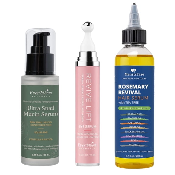 3-Piece Custom Glow Beauty Set – Build Your Own Gift Box with Face Care, Eye Serum  Hair Oil