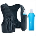thumbnail image 1 of Hydration Running Vest with 500ml Soft Flask, Lightweight Reflective Backpack for Marathon Trail Run, Adjustable Chest Straps, 3 Colors, 1 of 9