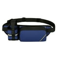 thumbnail image 1 of Hydration Running Waist Pack Water Bottle Holder Outdoor Fitness Belt for Hiking Gym Adjustable Lightweight Nylon Pack(Blue), 1 of 6