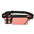 thumbnail image 1 of Hydration Running Waist Pack Water Bottle Holder Outdoor Fitness Belt for Hiking Gym Adjustable Lightweight Nylon Pack(Pink), 1 of 6