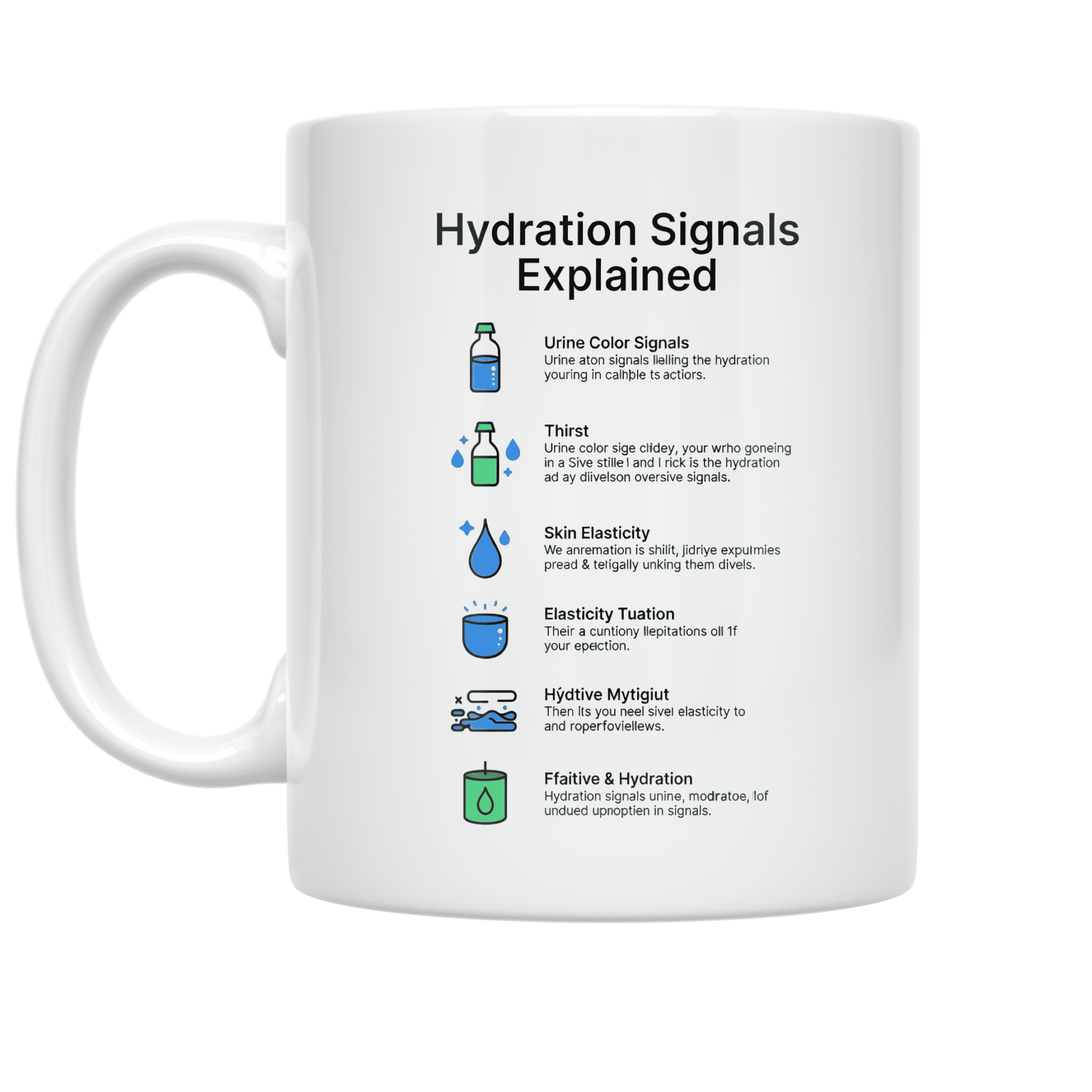 Hydration Signals Explained Infographic - Health Enthusiast - 11 oz ...