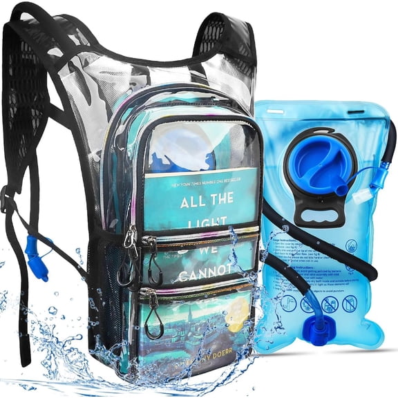 Hydration , Water Backpack with 3L Hydration Bladder Lightweight Insulation, Festival Essential, Rave Hydration Backpack, Hydropack Backpack for Rave, Hiking, Biking, Festival Gear