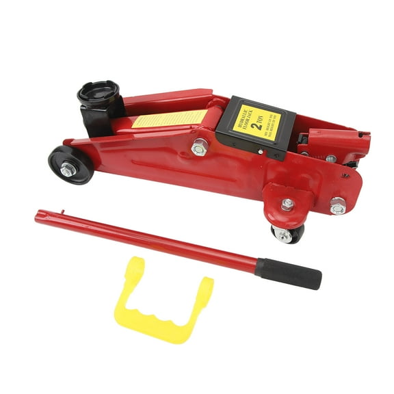 Hydraulic 2 Ton Floor Jack For Car with 360 Rotation Handle, 2 Ton Trolley Jack Red