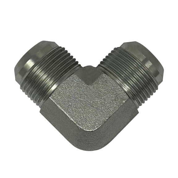 Hydraulic Adapter, 1" Male 37° JIC x 1" Male 37° JIC, 90 Degree Elbow (2500-16-16)