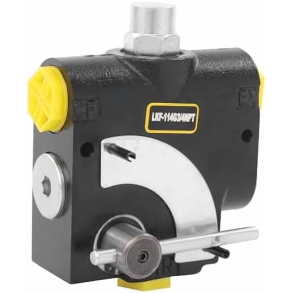Hydraulic Adjustable Variable Flow Control Valve 0-30 GPM Hydraulic Directional Control Valve suitable for small tractors light-loading machines 3/4 NPT Port Size LKF-114$$Plumbing & HVAC