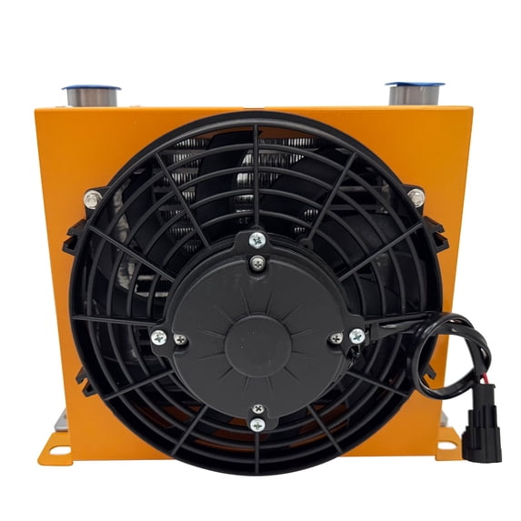 Hyraulic Radiator Hydraulic Air Cooler DC12V Fan Cooler Aluminum Hydraulic Radiator Oil ...