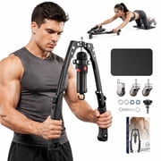 OUMASK Adjustable Hydraulic Arm Exerciser 22-440 lbs   Home Fitness Equipment for Chest, Arm & Grip Training for Men