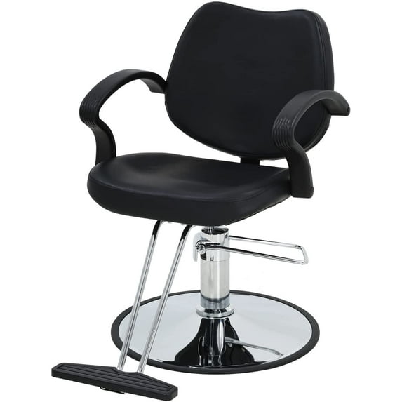 Hydraulic Barber Chair, Heavy Duty Height Adjustable Hair Salon Chair Styling Hair Chair with Hydraulic Pump for Spa Beauty Shampoo Hairdressing Swivel Chair