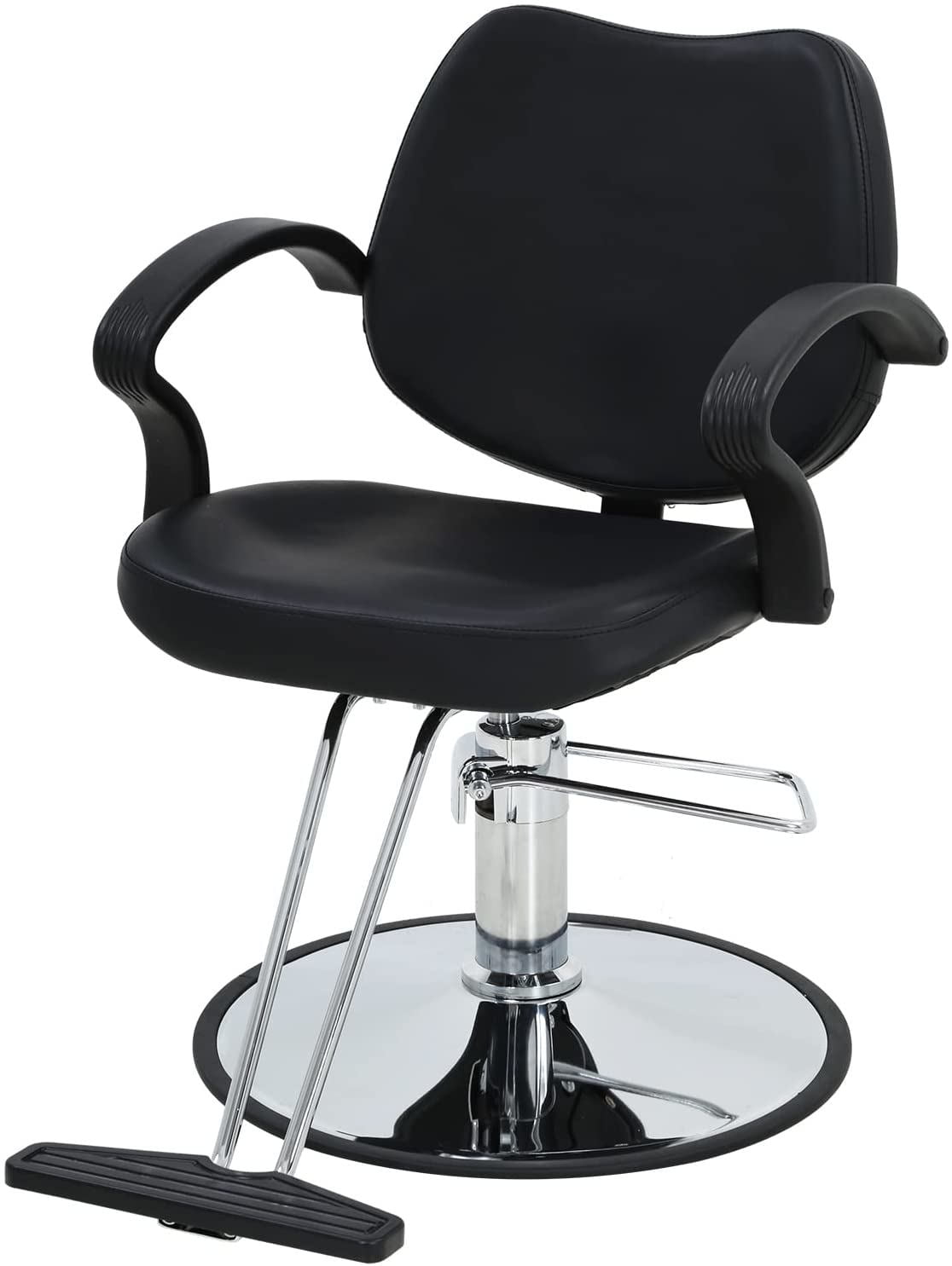 Hydraulic Barber Chair, Heavy Duty Height Adjustable Hair Salon Chair