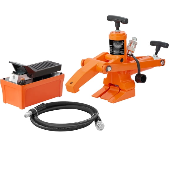 Hydraulic Bead Breaker, 10000 PSI Tire Bead Breaker with Metal Foot Pump, Heavy-duty Steel Bead Breaker Tool for Tractors, Trucks, Buses, Lawn Mowers, ATVs