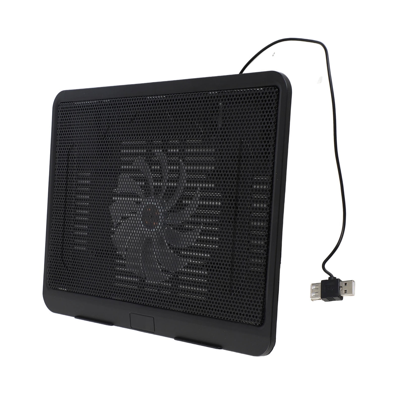 Hydraulic Bearing Laptop Cooler Pad, Quiet Fan, USB Wired, 14" Ergonomic Stand For Gaming