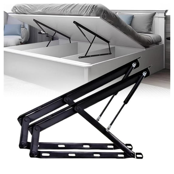Hydraulic Bed Lift Mechanism,Folding Bed Lifting Mechanism,Heavy-Duty Gas Spring Storage Lift Kit, Space-Saving For Lifting Mattresses