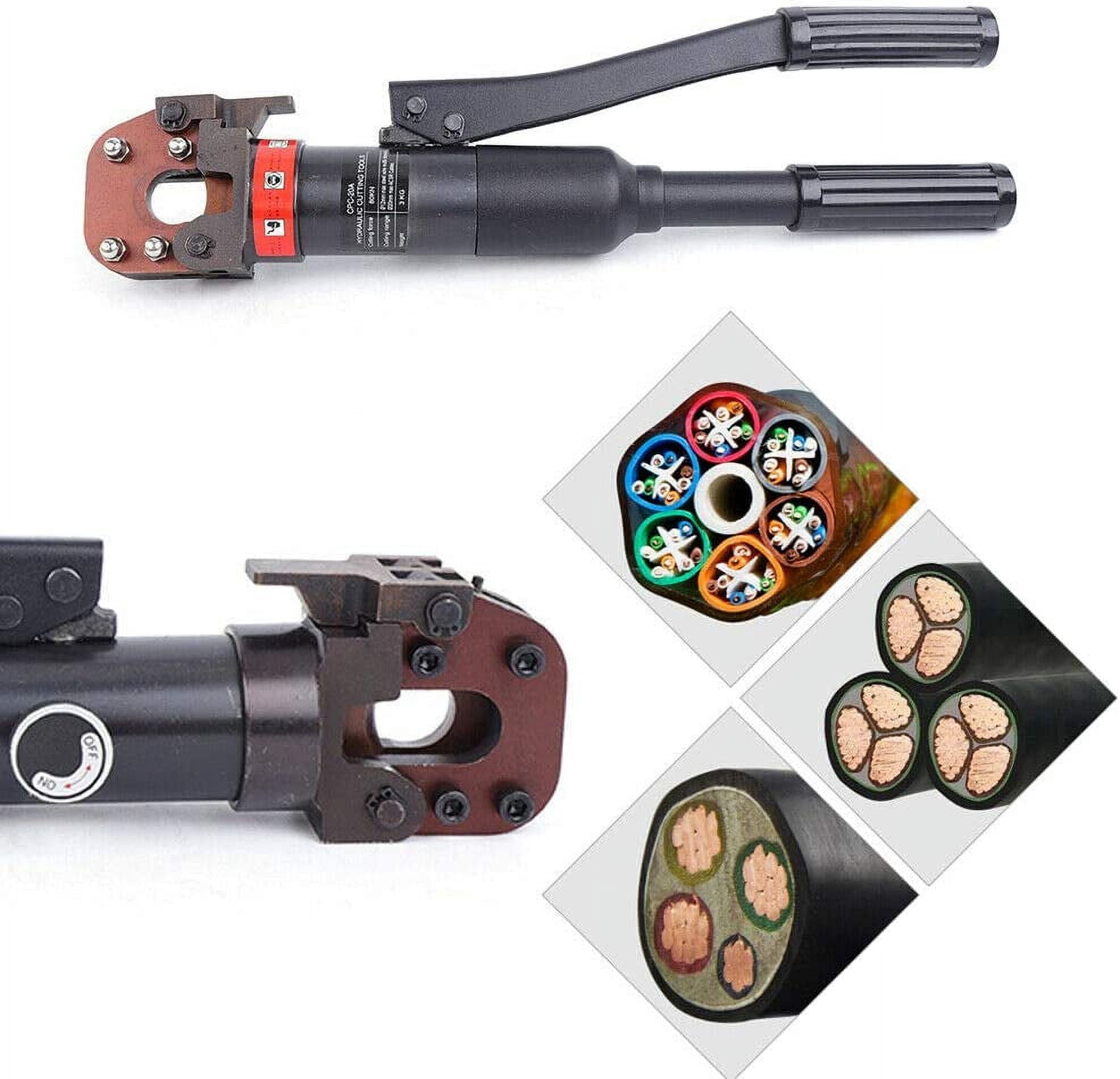 Hydraulic Cable Cutter Metal Wire Cutting Wire Shear Scissor Tool Bolt ...