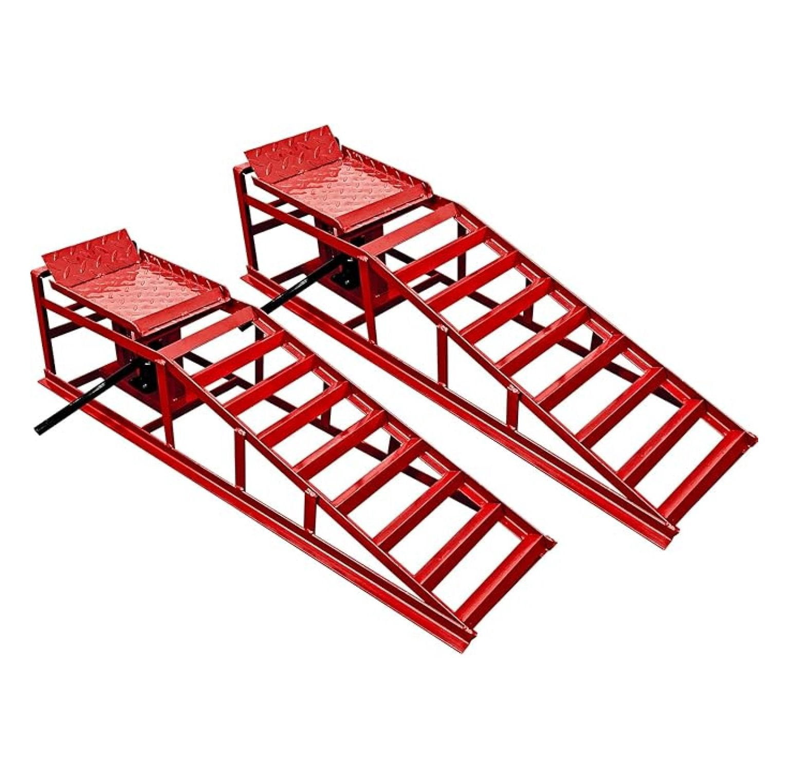 Hydraulic Car Ramps 2 Pcs 11000lbs Car Lift Maintenance Ramp with ...