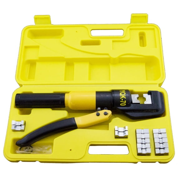 Hydraulic Crimper with Storage Case - 10 Ton
