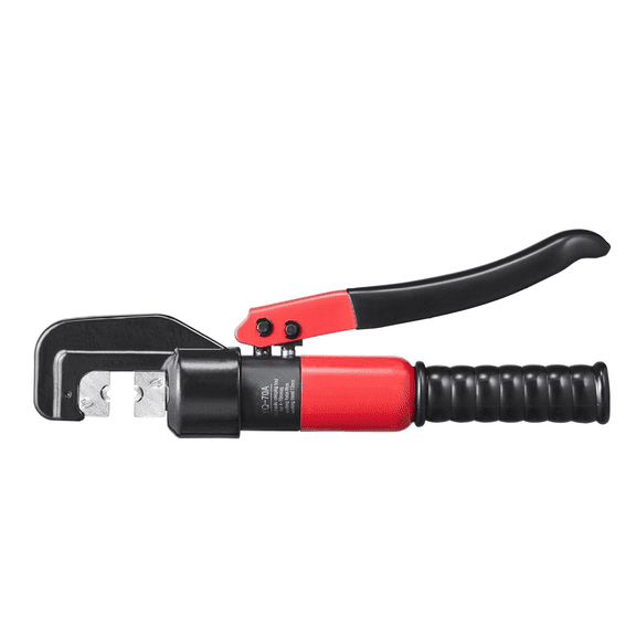 Hydraulic Crimping Tool, AWG12-2/0 Cable Crimper with 9 Dies