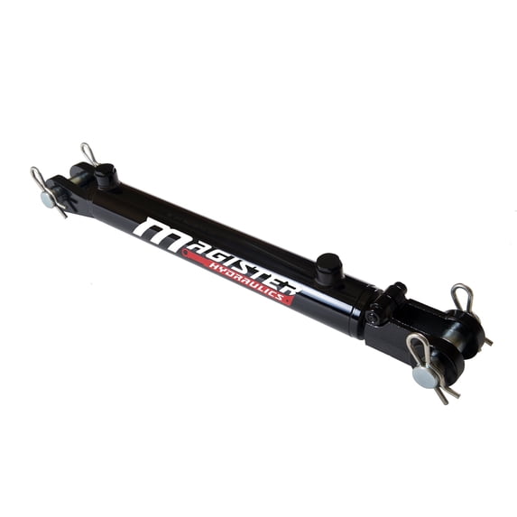 Hydraulic Cylinder 2.5 in bore x 20 in stroke clevis hydraulic cylinder Welded Double Acting 3500 PSI