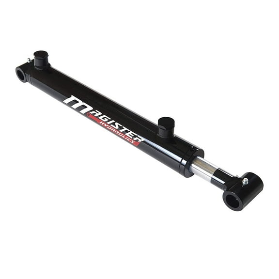 Hydraulic Cylinder 2 in bore x 14 in stoke Cross Tube Welded Double Acting 3500 PSI