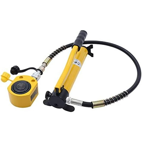 Hydraulic Cylinder Jack, 20T Manual Hydraulic Pump with Multi-Section Hydraulic Jack, 1.26 Stroke Mini Portable Multi Section Low Profile Hydraulic Jacks for Car Industrial$$Tools & Hardware Other