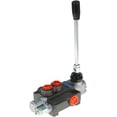 thumbnail image 1 of Hydraulic Directional Control Valve 1 Spool 11 GPM 3600 PSI SAE Interface, Adjustable Double Acting Hydraulic Valve Fit for Small Tractors Loaders, 1 of 6