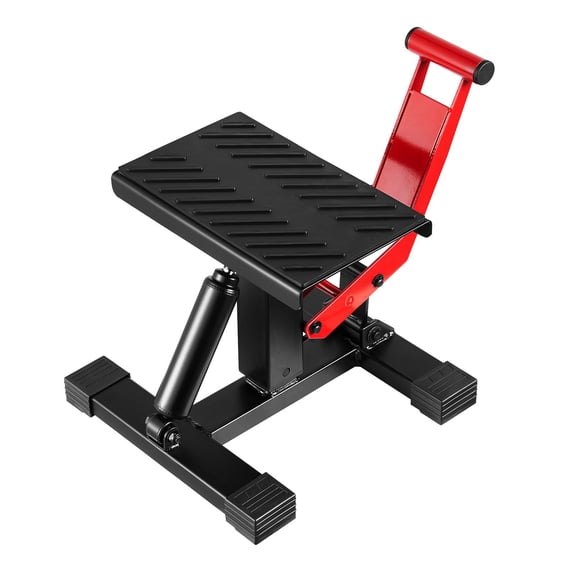 Hydraulic Dirt Bike Lift Stand, 1200 lb Capacity Motorcycle Jack, Adjustable Height 9.8"-18.3" for Repair Maintenance