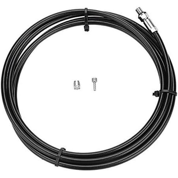 Hydraulic Disc Brake Hose 2m Tube With Olive Connector Insert Brake Oil Line Replacement For AVID E5 E9 ER XX XO Black