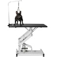 thumbnail image 1 of Hydraulic Dog Pet Grooming Table Heavy Duty Big Size Z-Lift Pet Grooming Table, 45.3"L x 23.6"W x (21" - 36")H, 1 of 7