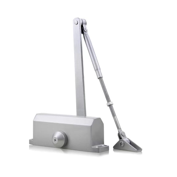 Hydraulic Door Device With Smooth Buffering For Gentle And Quiet Closing On Metal Safety Doors